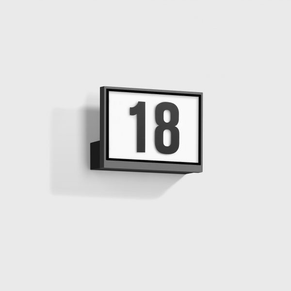 24 455 House Number Luminaire