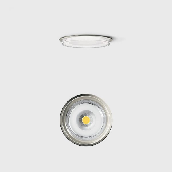 Compact downlights with Crystal Glass